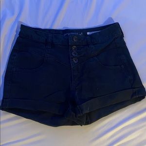 Black High Waist Short